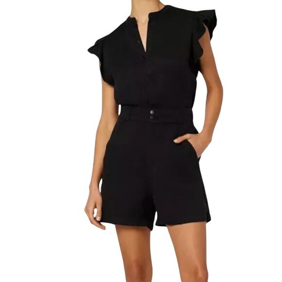 Joe's Jeans Romper The Emilia linen blend short sleeve size X-Large XL - Picture 7 of 7